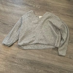 Gray sweater